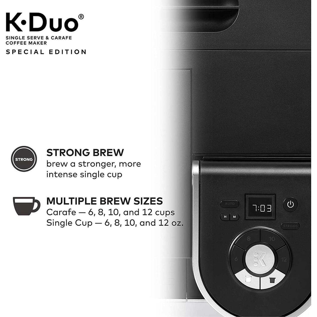 Keurig K-Duo Special Edition Single Serve K-Cup Pod And Carafe Coffee Maker