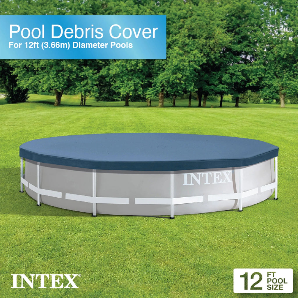 Intex Prism Frame Above Ground Swimming Pool 14ft x 42in With Pump - 26719EH