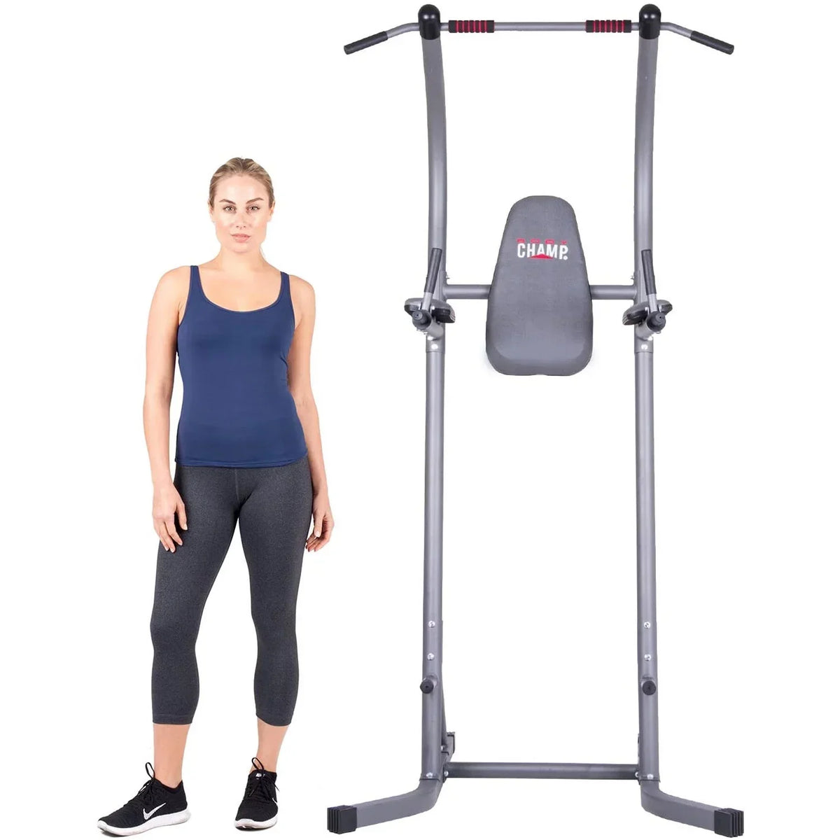 Body Champ Multi-Functional Power Tower, Gray - PT620
