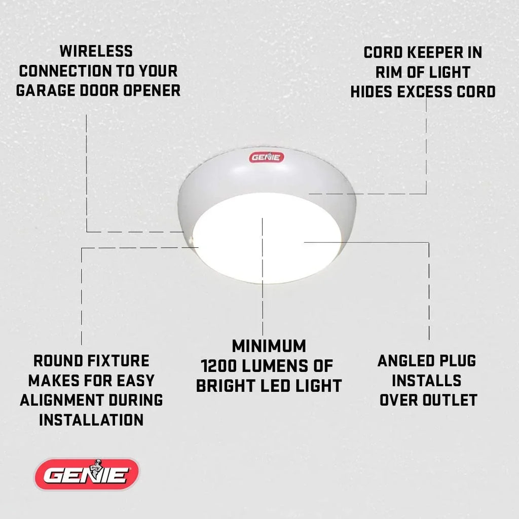 Genie Wall Mount Smart Garage Door Opener With Aladdin Connect - 6172H-O