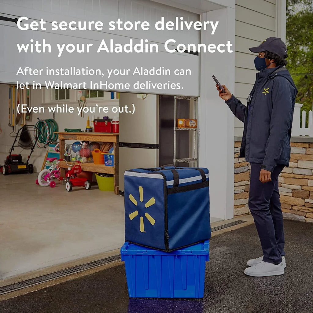 Genie Wall Mount Smart Garage Door Opener With Aladdin Connect - 6172H-O