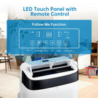 EastVita Portable Air Conditioner 10000 BTU With Remote Control And Window Kit