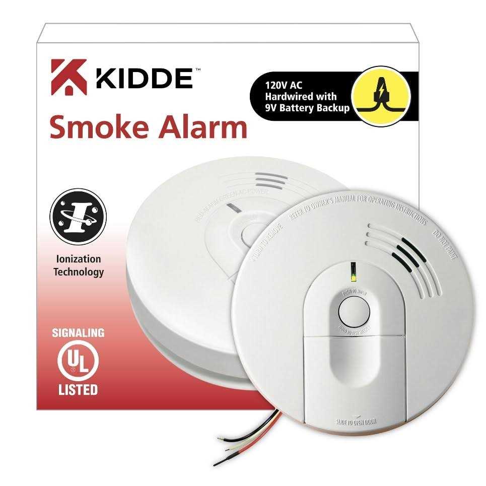 Kidde Hardwire Ionization Smoke Alarm With 9V Battery Backup - I4618