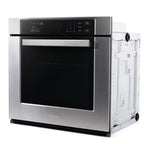 30 in. 5 cu. ft. Single Electric Wall Oven With True European Convection And Self Cleaning In Stainless Steel