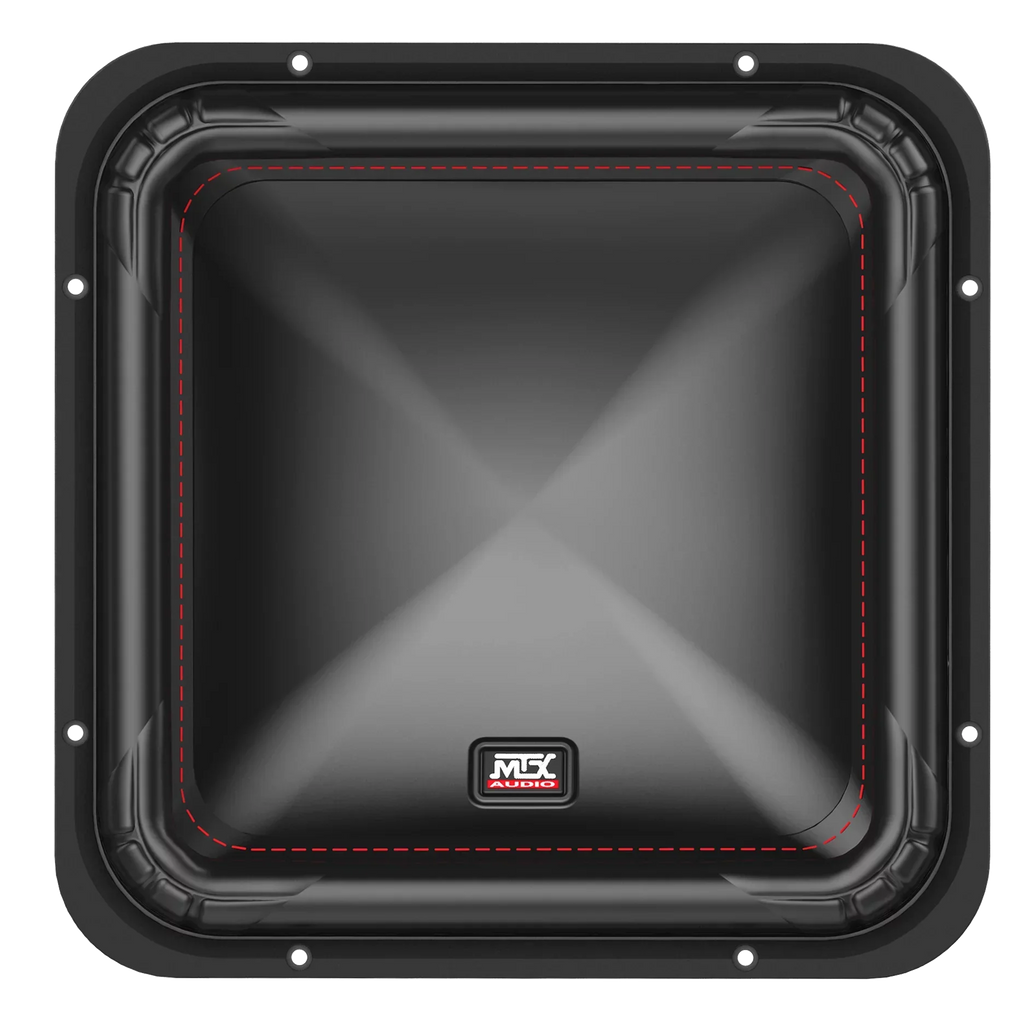 MTX 12in 500W RMS Square Car Audio Subwoofer Kit With Vented Enclosure - S6512-44