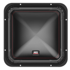 MTX 12in 500W RMS Square Car Audio Subwoofer Kit With Vented Enclosure - S6512-44