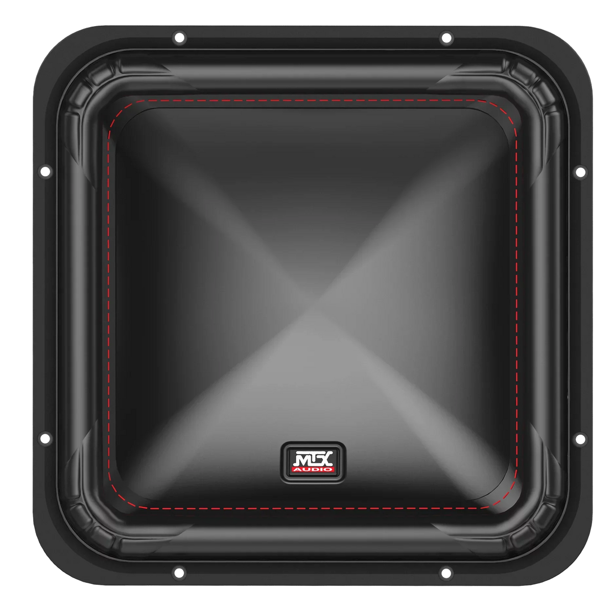 MTX 12in 500W RMS Square Car Audio Subwoofer Kit With Vented Enclosure - S6512-44