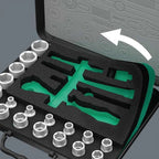 Wera Metric 1/4 in Drive Speed Ratchet Set, 42-Piece - Zyklop