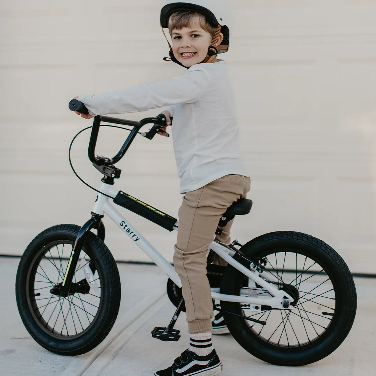 Glerc Kids BMX Style Bicycle 14 Inch Blue With Training Wheels And Coaster Brake