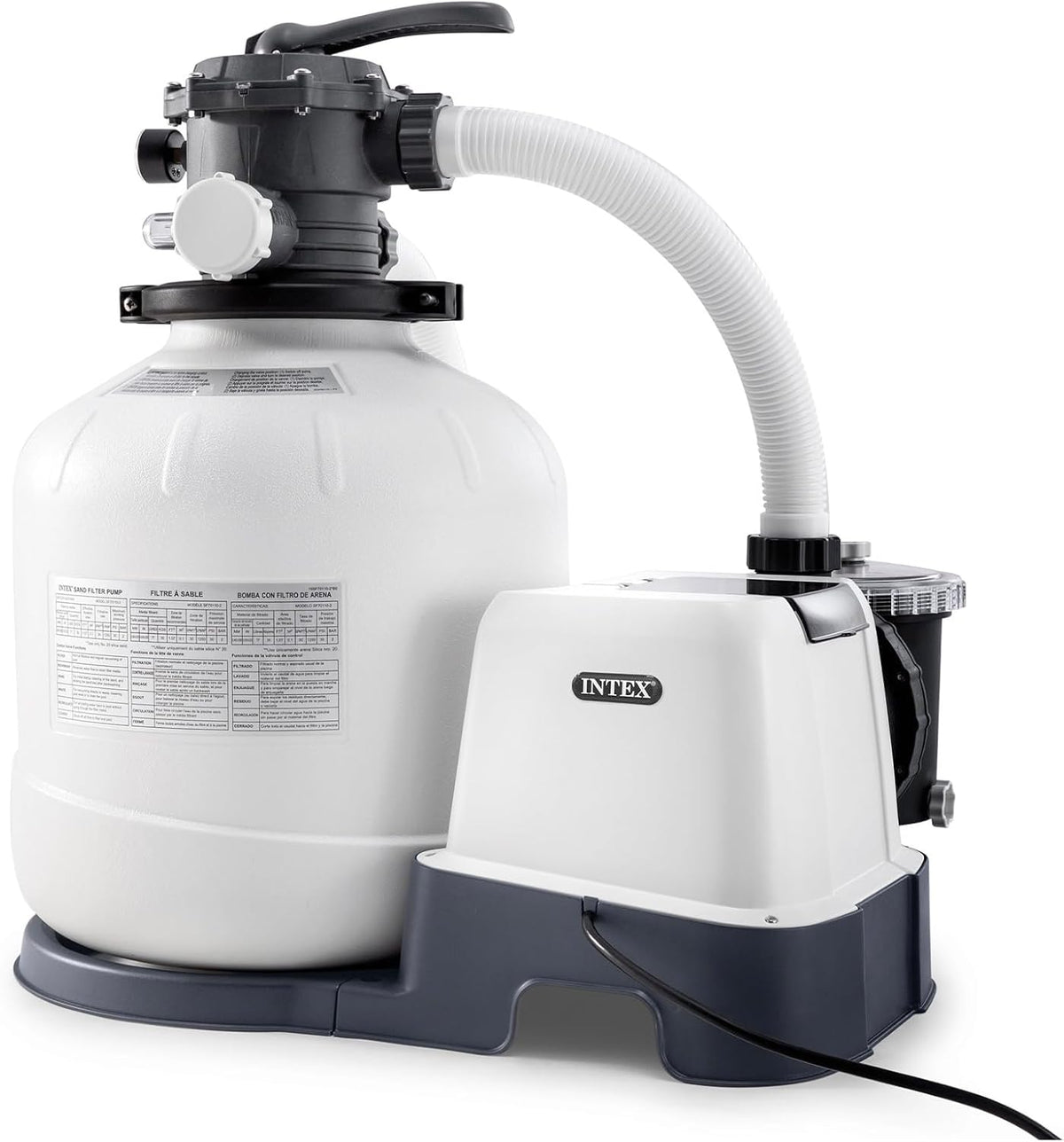 Intex Sand Filter Pump & Saltwater System For Up To 15 000 Gal Pools Krystal Clear