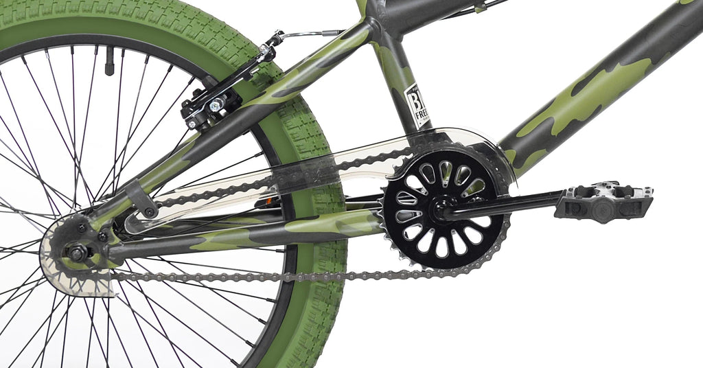 Kent BMX Kids Bicycle 20in Green Camouflage - Incognito