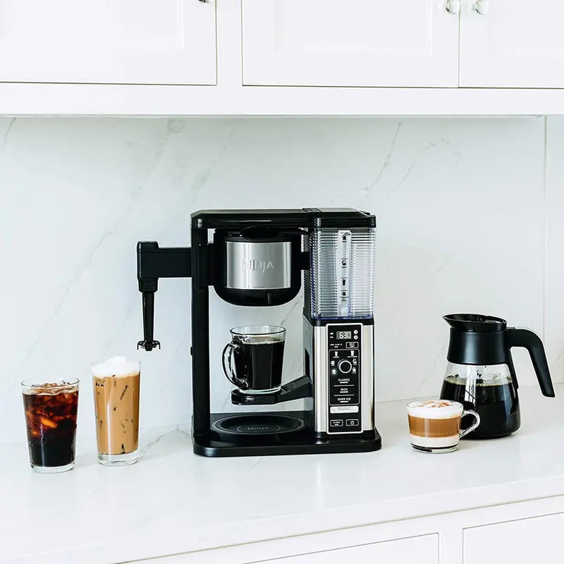 Ninja Specialty Coffee Maker, 50-Oz Glass Carafe, Black/Stainless Steel