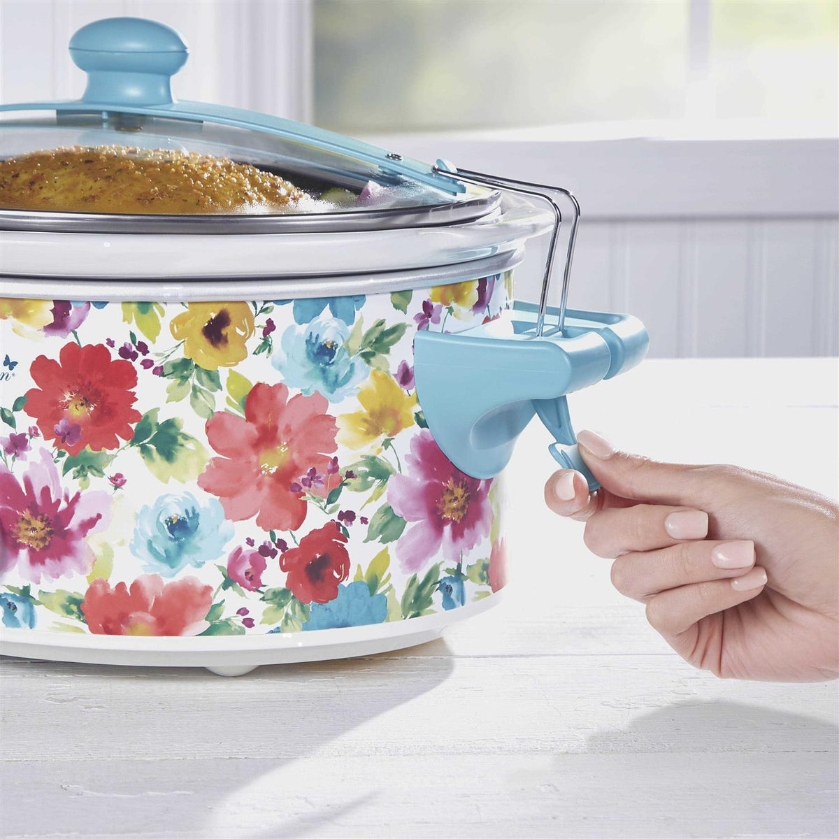 The Pioneer Woman Breezy Blossom 6 Quart Portable Slow Cooker - 33062