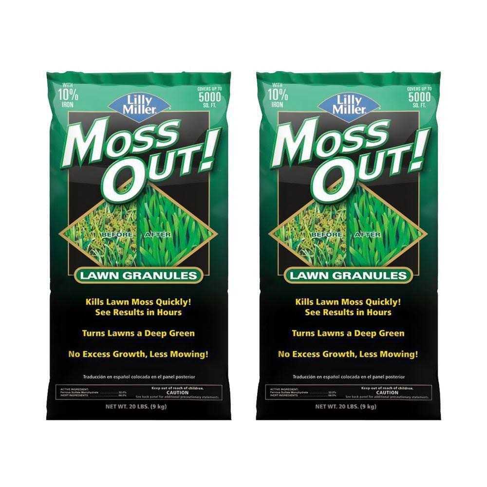 Lilly Miller Moss Out Lawn Granules, 20 Lb - 5601151