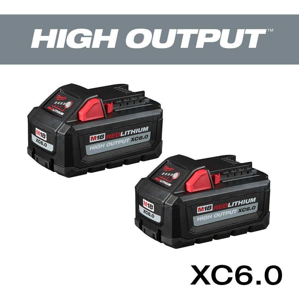 18V Cordless 2.5-Gallon Wet/Dry Vacuum With 2 x 6.0Ah Lithium-Ion Batteries