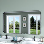Aluminum Alloy Rounded Corner Wall Vanity Mirror