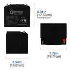 12V 50AH Sealed Lead Acid Replacement Battery - ML50-12