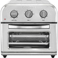 Cuisinart Compact Air Fryer Toaster Oven, Stainless Steel, 2.5 Pounds - TOA-26