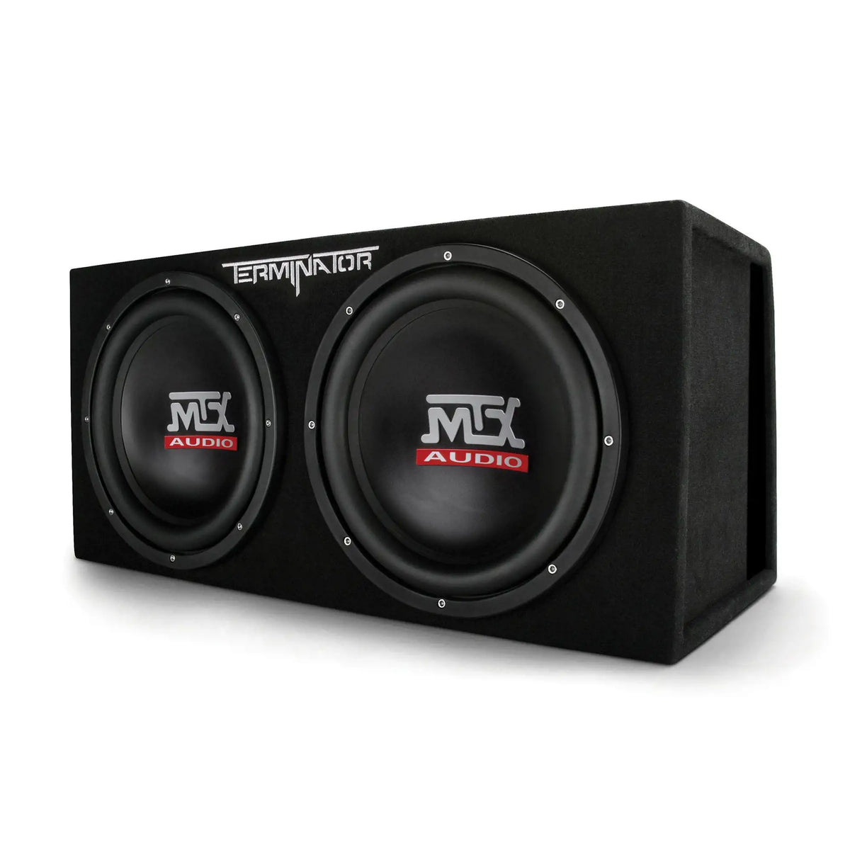 MTX Dual Loaded Subwoofer Enclosures, 12 Inch, 2000 Watt Max, 4 Pack - TNE212DV
