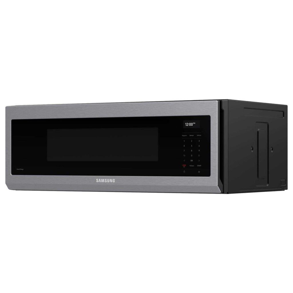 Samsung 1.1 Cu. Ft. Smart Slim Over-the-Range Microwave With 550 CFM Hood Ventilation - ME11A7710DS