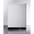 Frost-Free Built-In Undercounter All-Freezer With Stainless Steel Wrapped Exterior And Horizontal Handle