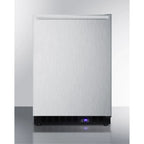 Frost-Free Built-In Undercounter All-Freezer With Stainless Steel Wrapped Exterior And Horizontal Handle