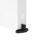 Uforic Sliding Barn Door With Hardware Kit, 48 x 84 in, Gray