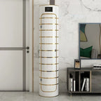 Large-Capacity Multi-Layer Rotating Disinfection Shoe Cabinet With Mirror And Deodorizer - Sizes 66-5 Or 77-6