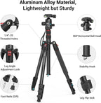 71in Foldable Aluminum Camera Tripod And Monopod