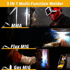 DEKO 135Amp 110V 3-in-1 MIG/MMA Welder - IGBT DC Inverter