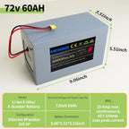 72V 60Ah Lithium E-Bike Battery With LED Battery Level Indicator And XT90 Connector