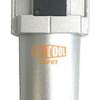 Compressed Air Inline Filter Regulator Combo, Metal Bowl, 5 Micron, 7 To 175 PSI, Auto Drain