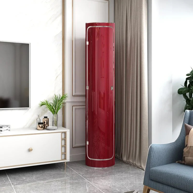 Large-Capacity Multi-Layer Rotating Disinfection Shoe Cabinet With Mirror And Deodorizer - Sizes 66-5 Or 77-6