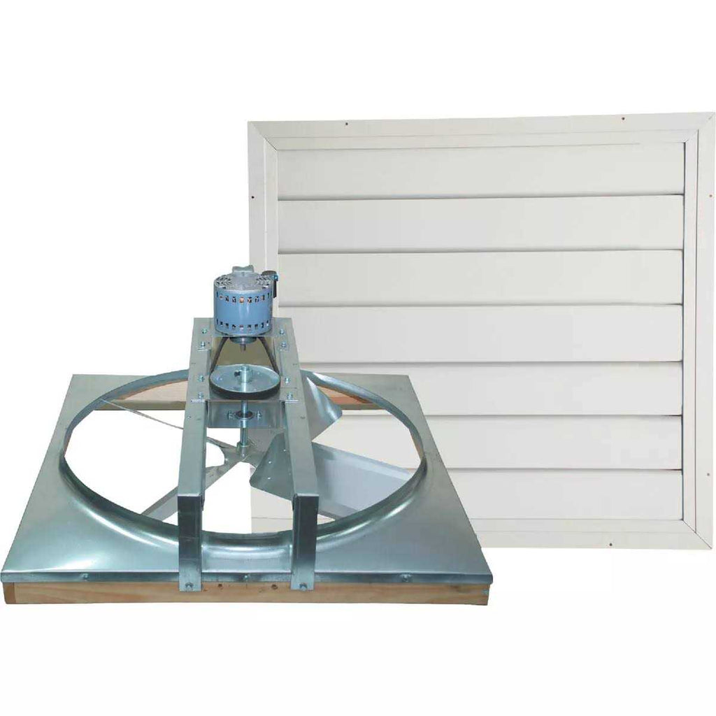 Cool Attic 30 Inch Belt Drive Whole House Fan With Shutter - CX30BD-2SPD