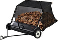 VEVOR Tow-Behind Lawn Sweeper, 52 in, 26 cu.ft.