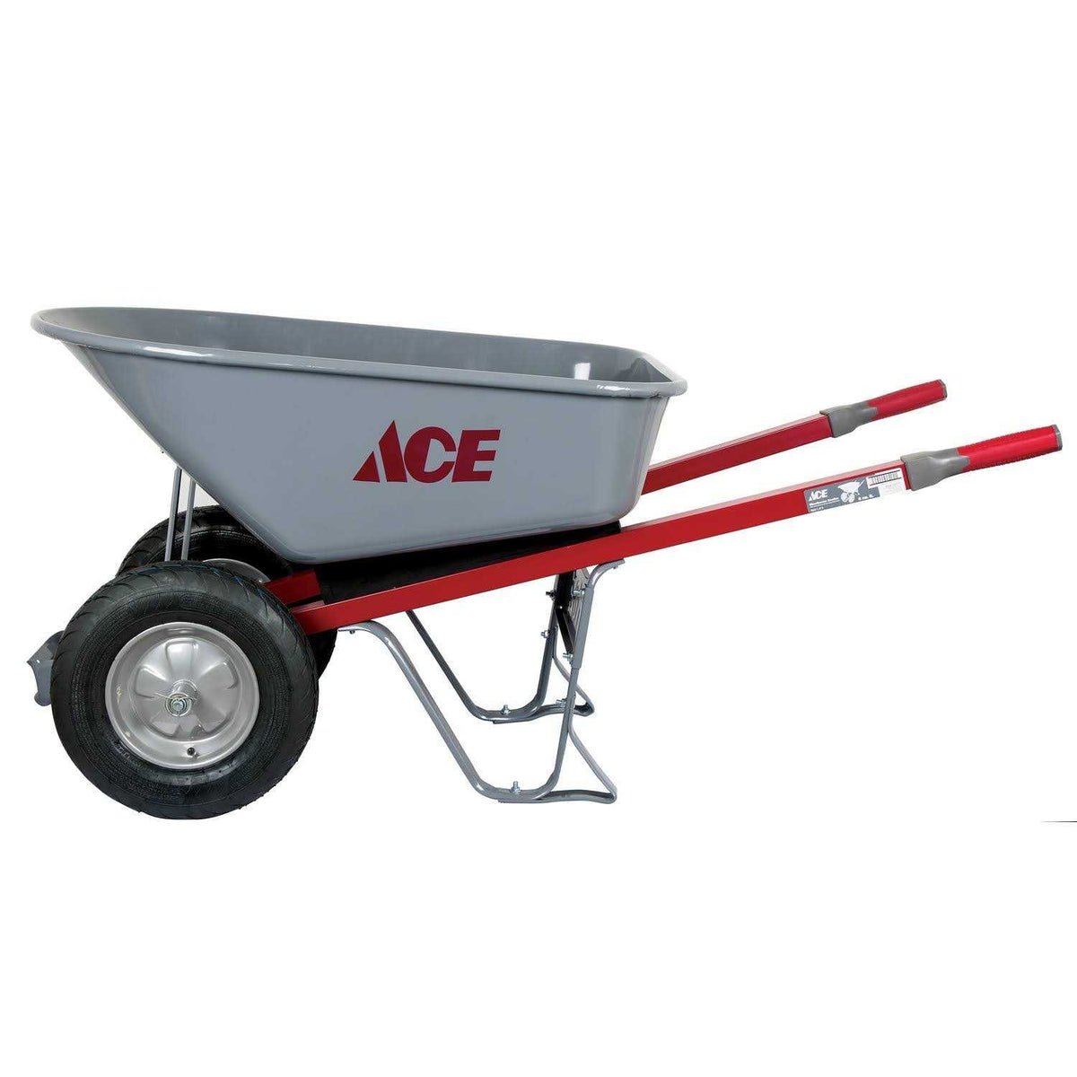 Ace Steel Contractor Wheelbarrow - 6 Cubic Foot