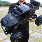 4DRC 1:12 RC Off-Road Truck 2.4G 4WD Dual Motors Metal Shell Black - 4DRC