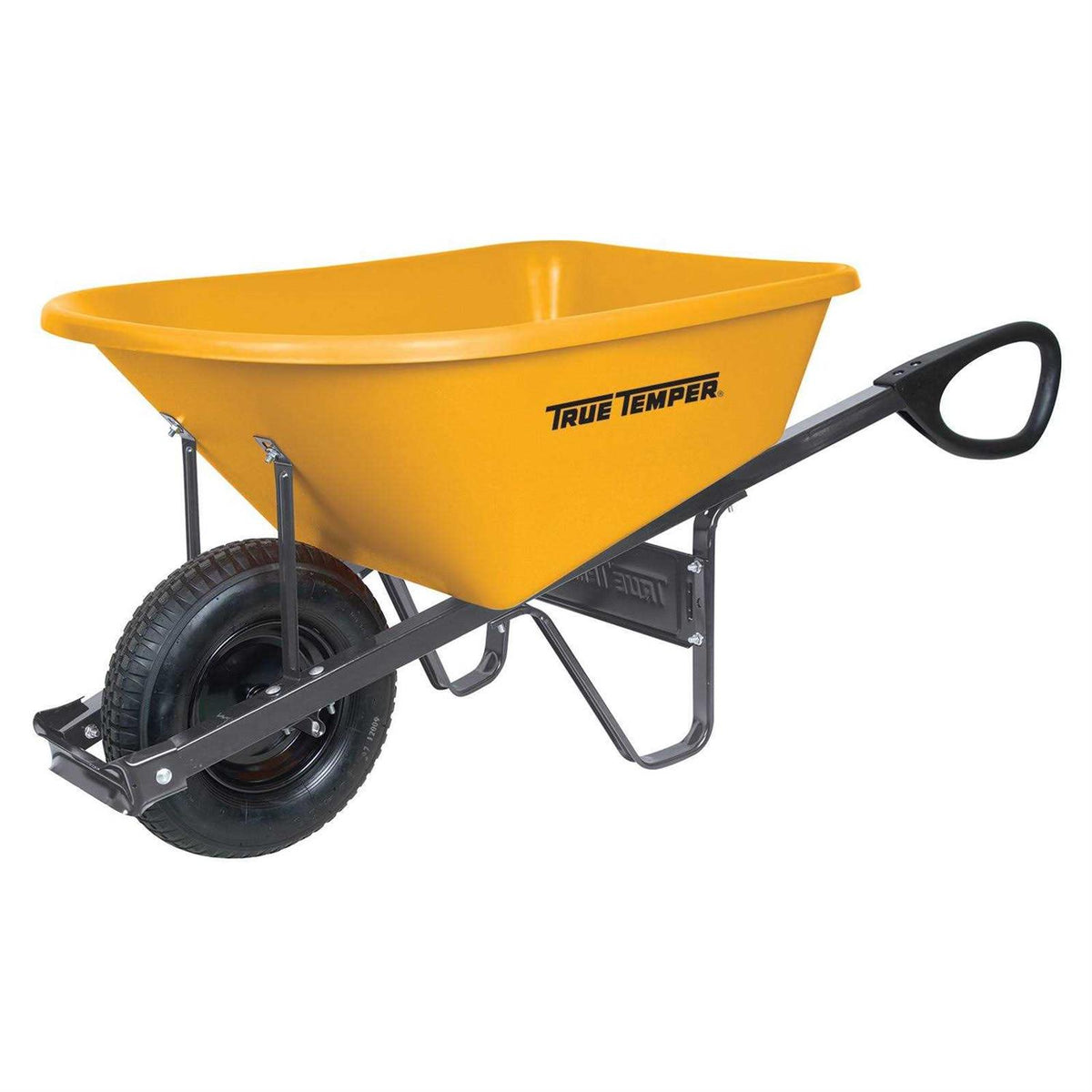 True Temper Poly Residential Wheelbarrow 6 cu ft - Total Control