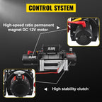 Electric Winch 18,000 lbs 12V Steel Cable
