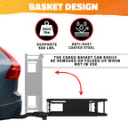 Mockins XL Trailer Hitch Cargo Carrier - 500 lbs, 60x24x6 in, 25 Cu. Ft. Bag