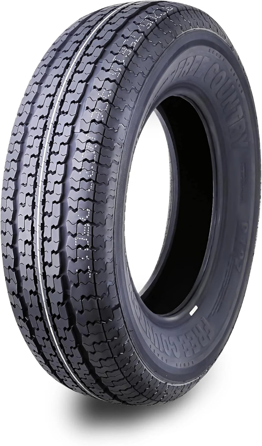 FREE COUNTRY Trailer Tires ST205/75R15, Set Of 4, 10-Ply Load Range E, Steel Belted Radial