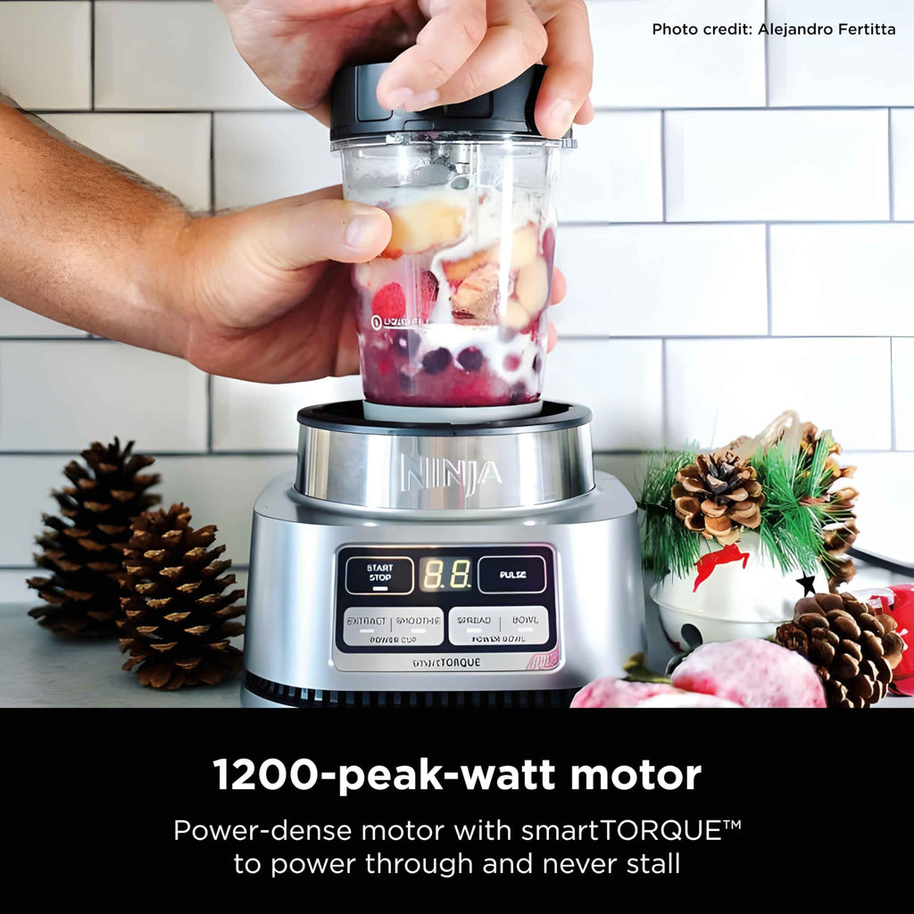 Ninja Smoothie Bowl Maker And Nutrient Extraction Blender, 14 oz And 24 oz, Stainless - SS101