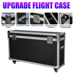 Portable iPad Photo Booth With 29in LCD Screen, RGB Ring Light, Remote Control And Flight Case