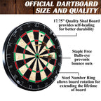 84-Inch Arcade Pool Table With Dartboard Set - Green