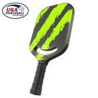 Warping Point Carbon Fiber Pickleball Paddle With Textured Grit Surface - Ascent