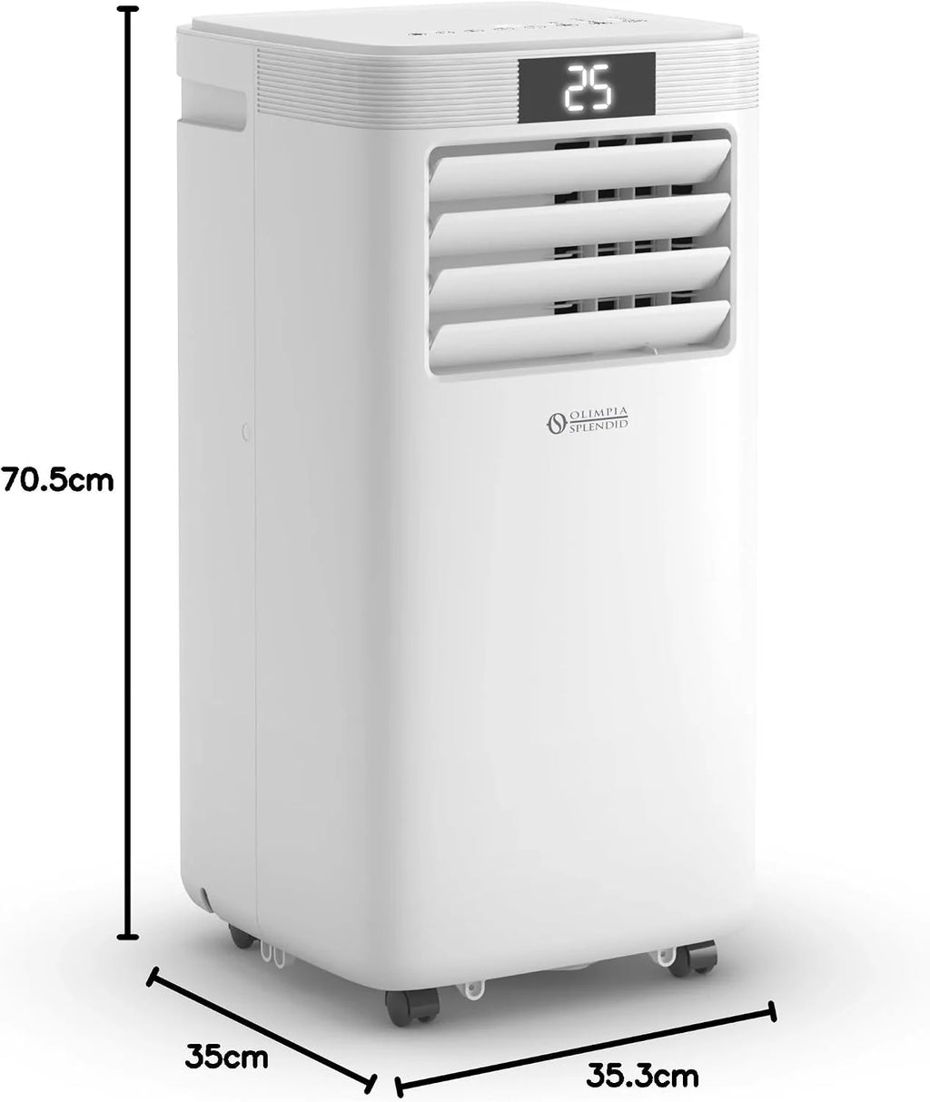 Olimpia Splendid Portable Air Conditioner 10,000 BTU/h, 2.6 kW, White - 02474 Dolceclima 10 HP WiFi