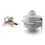RadonAway Radon Fan Install Kit With Two 3x3 White Couplings, U-Tube Vacuum Gauge And System Labels - GP501