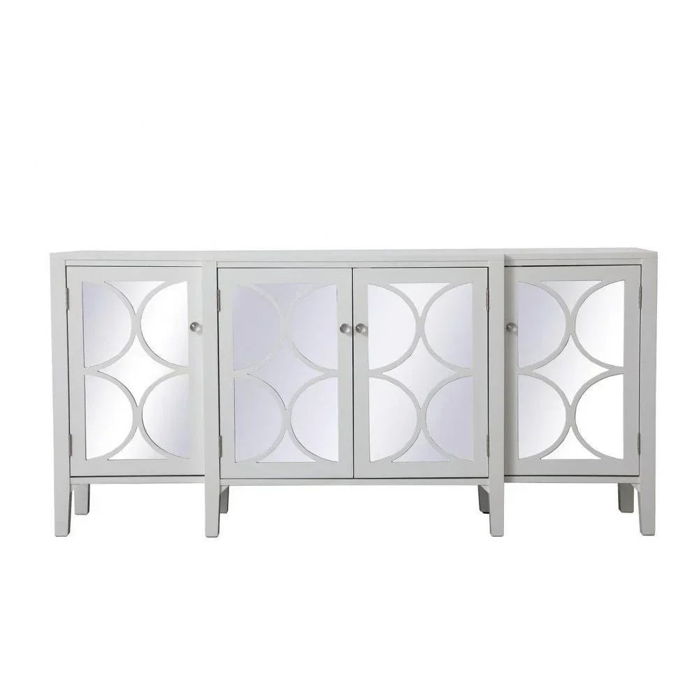 Bailey Street Home Mirrored Credenza, 34 Inches Tall, 16 Inches Wide - 779-Bel-5046518