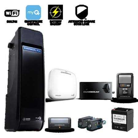 Chamberlain Wall Mounted Ultra Quiet Garage Door Opener With Battery Backup - RJO70