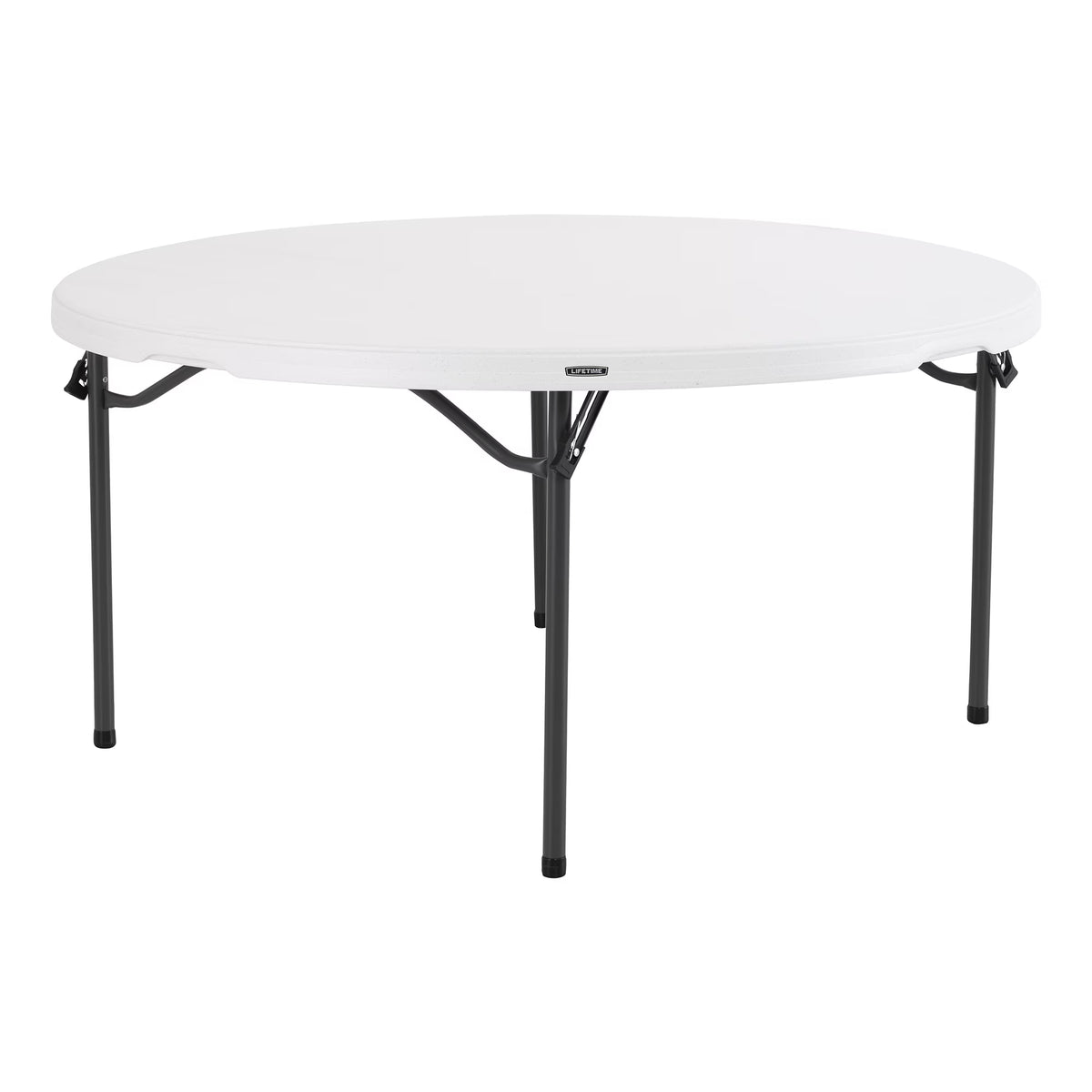 Lifetime 60 Inch Round Commercial Folding Table, Almond - 280435